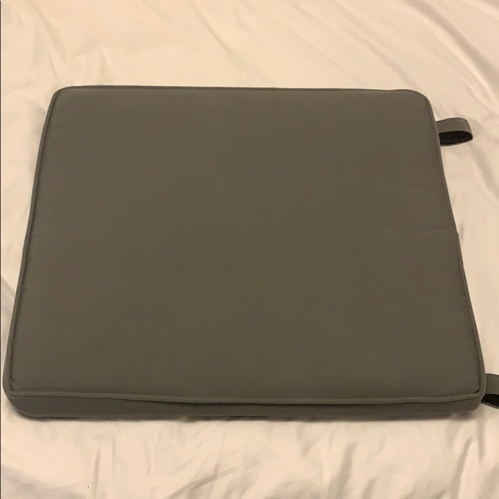 Sunbrella Seat Cushions in Grey (3 count; 20 x 18)
